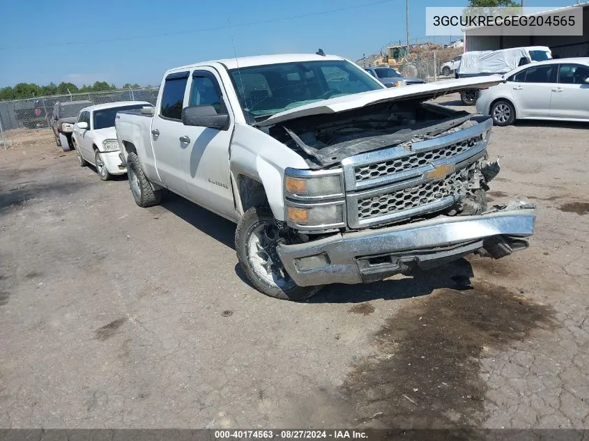 2014 Chevrolet Silverado 1500 1Lt VIN: 3GCUKREC6EG204565 Lot: 40174563