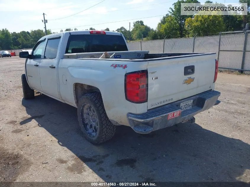 2014 Chevrolet Silverado 1500 1Lt VIN: 3GCUKREC6EG204565 Lot: 40174563