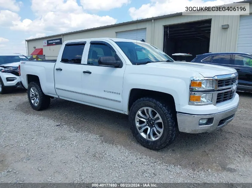 2014 Chevrolet Silverado 1500 2Lt VIN: 3GCUKREC3EG406196 Lot: 40177693