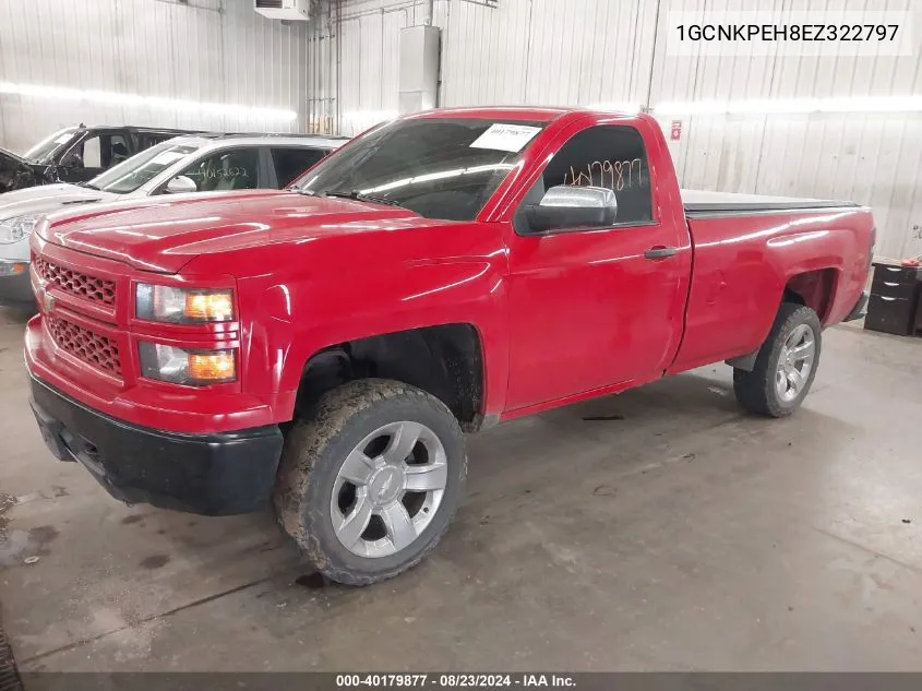 1GCNKPEH8EZ322797 2014 Chevrolet Silverado 1500 Work Truck 1Wt