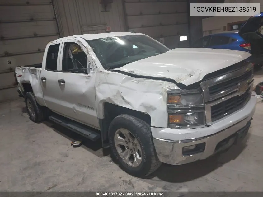 2014 Chevrolet Silverado 1500 1Lt/2Lt VIN: 1GCVKREH8EZ138519 Lot: 40183732