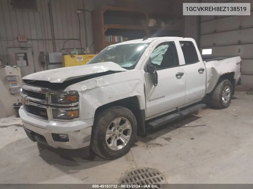 2014 Chevrolet Silverado 1500 1Lt/2Lt VIN: 1GCVKREH8EZ138519 Lot: 40183732