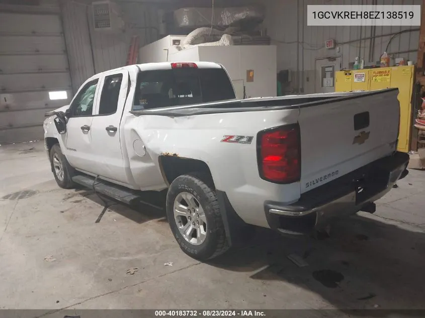 1GCVKREH8EZ138519 2014 Chevrolet Silverado 1500 1Lt/2Lt