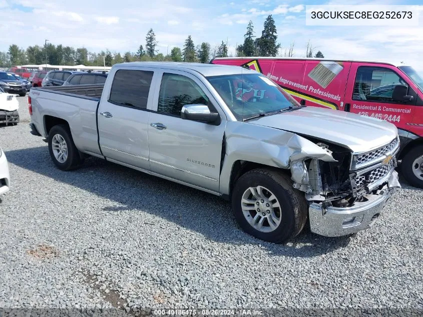 2014 Chevrolet Silverado 1500 1Lz VIN: 3GCUKSEC8EG252673 Lot: 40186475