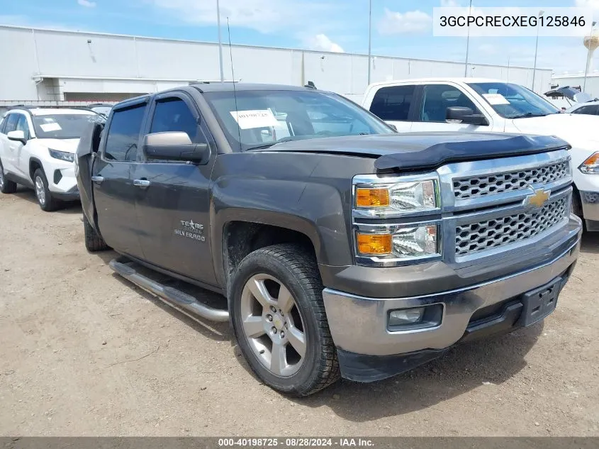 2014 Chevrolet Silverado 1500 1Lt VIN: 3GCPCRECXEG125846 Lot: 40198725