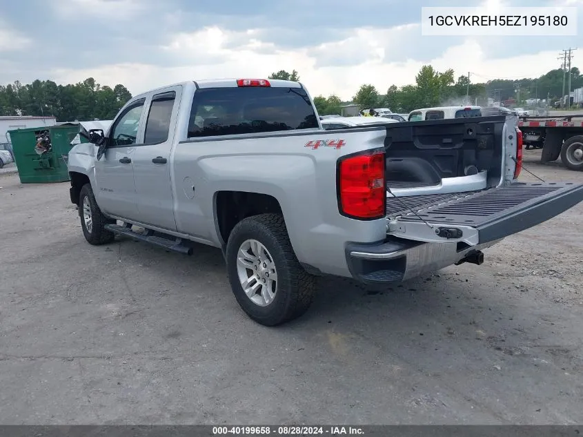 2014 Chevrolet Silverado 1500 1Lt VIN: 1GCVKREH5EZ195180 Lot: 40199658