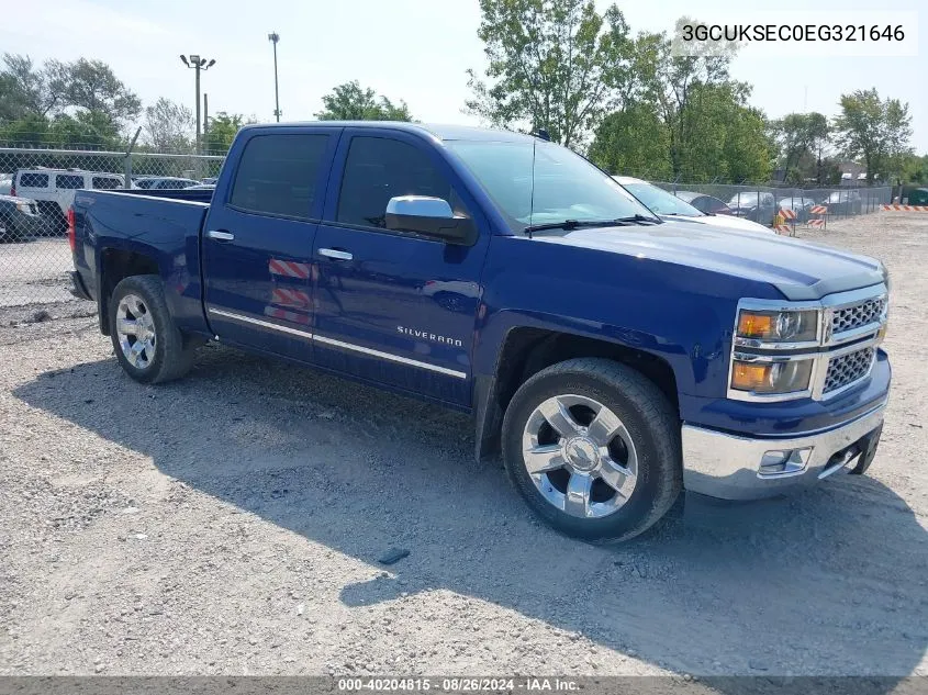 3GCUKSEC0EG321646 2014 Chevrolet Silverado 1500 1Lz