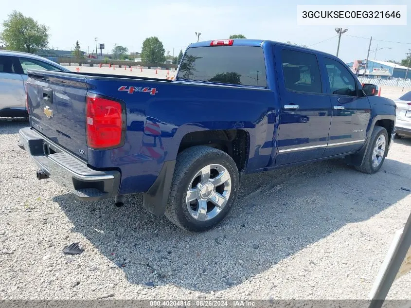 2014 Chevrolet Silverado 1500 1Lz VIN: 3GCUKSEC0EG321646 Lot: 40204815