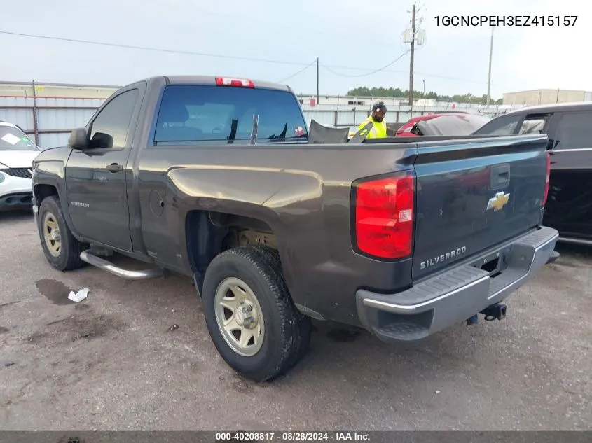 1GCNCPEH3EZ415157 2014 Chevrolet Silverado 1500 Work Truck 2Wt