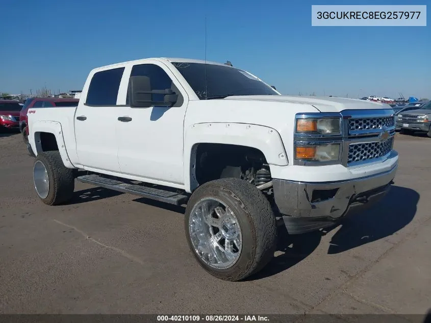 2014 Chevrolet Silverado 1500 1Lt/2Lt VIN: 3GCUKREC8EG257977 Lot: 40210109