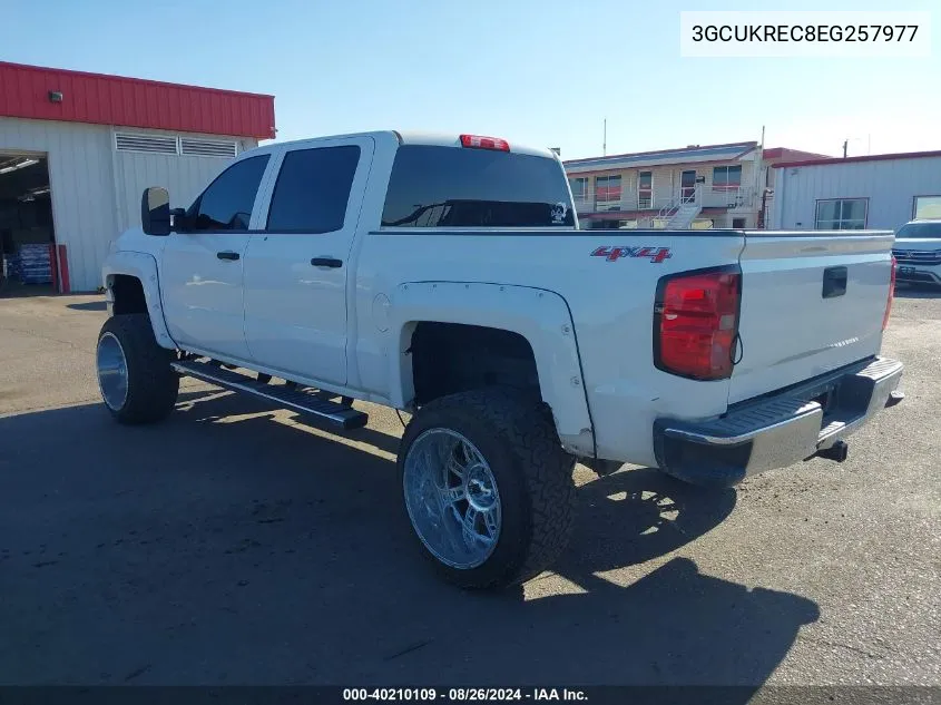 2014 Chevrolet Silverado 1500 1Lt/2Lt VIN: 3GCUKREC8EG257977 Lot: 40210109