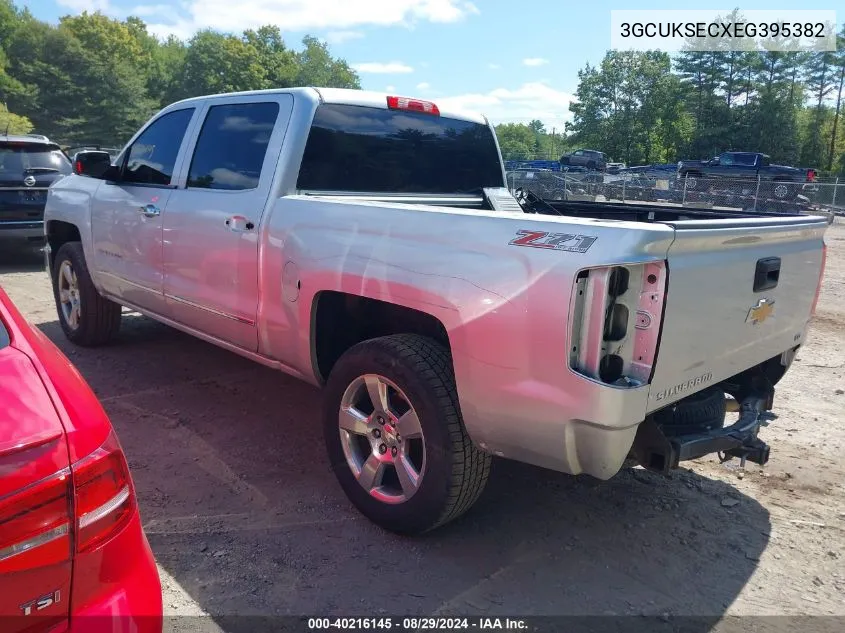 2014 Chevrolet Silverado 1500 2Lz VIN: 3GCUKSECXEG395382 Lot: 40216145