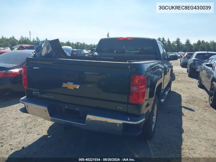 3GCUKREC8EG430039 2014 Chevrolet Silverado 1500 2Lt