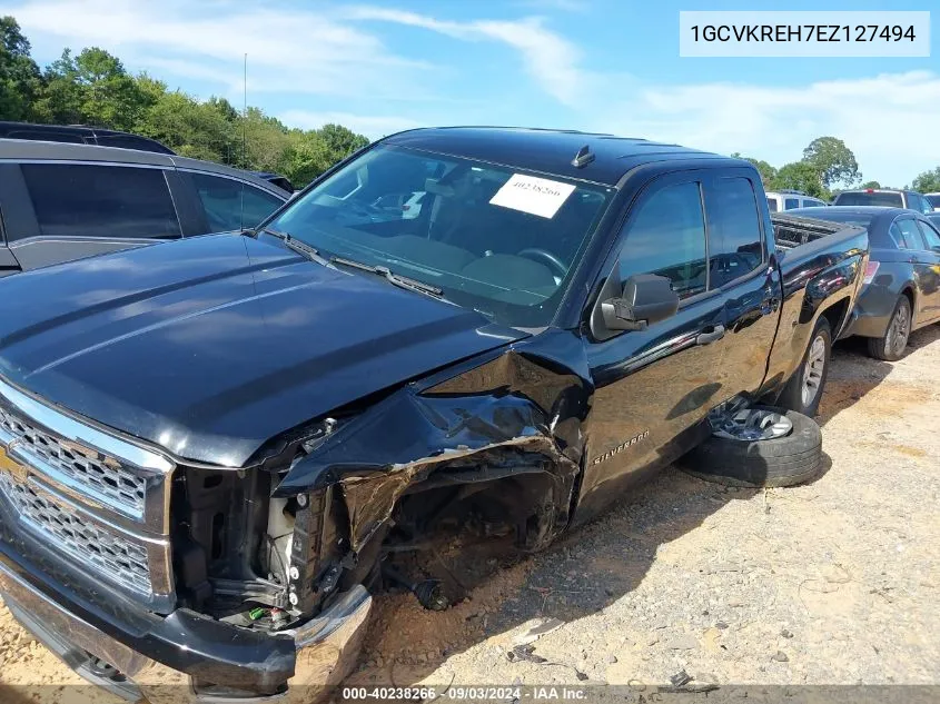 2014 Chevrolet Silverado 1500 1Lt VIN: 1GCVKREH7EZ127494 Lot: 40238266