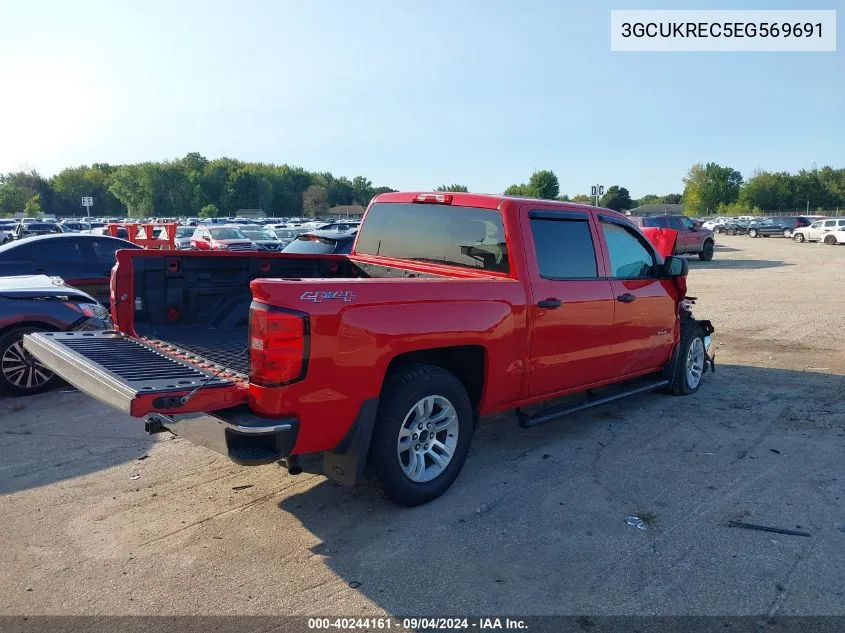 3GCUKREC5EG569691 2014 Chevrolet Silverado 1500 K1500 Lt