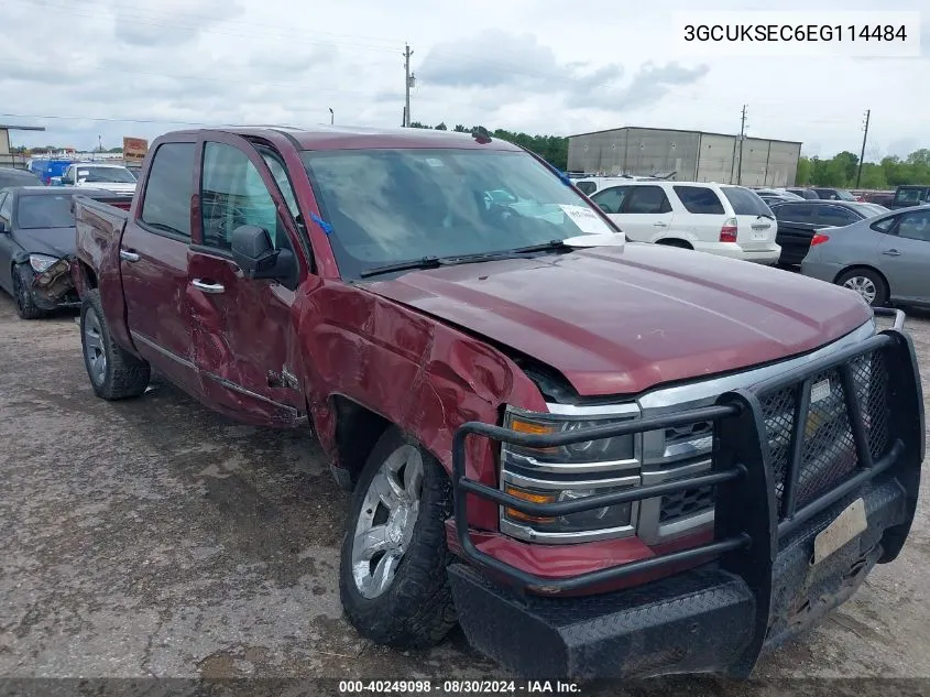 2014 Chevrolet Silverado 1500 1Lz VIN: 3GCUKSEC6EG114484 Lot: 40249098