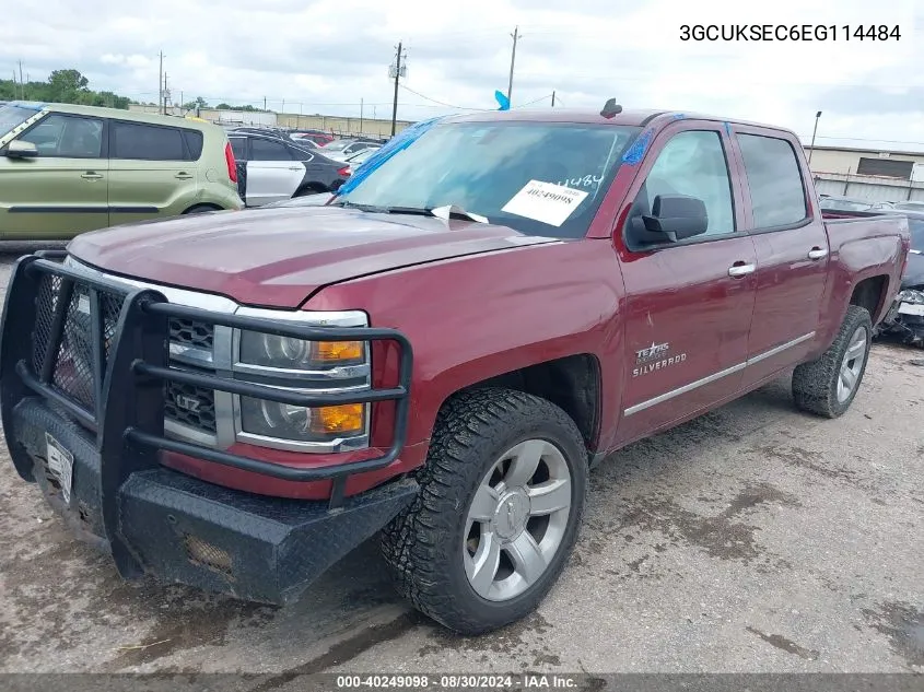 2014 Chevrolet Silverado 1500 1Lz VIN: 3GCUKSEC6EG114484 Lot: 40249098