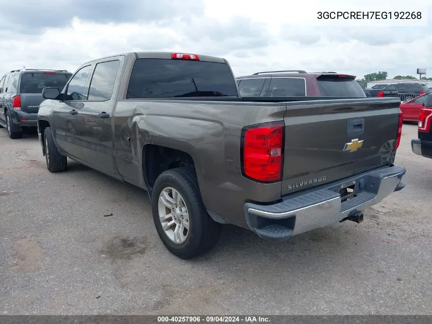 3GCPCREH7EG192268 2014 Chevrolet Silverado 1500 1Lt