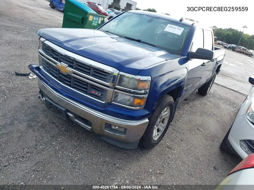 3GCPCREC8EG259559 2014 Chevrolet Silverado C1500 Lt