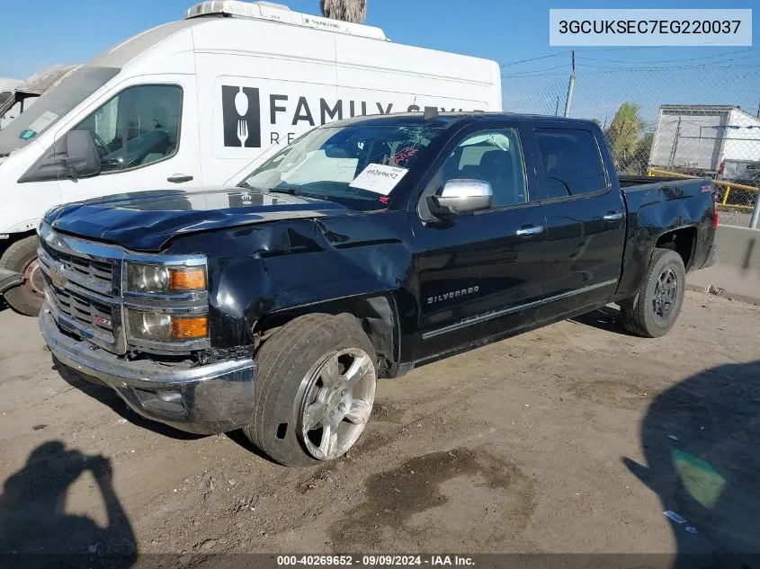 2014 Chevrolet Silverado 1500 2Lz VIN: 3GCUKSEC7EG220037 Lot: 40269652