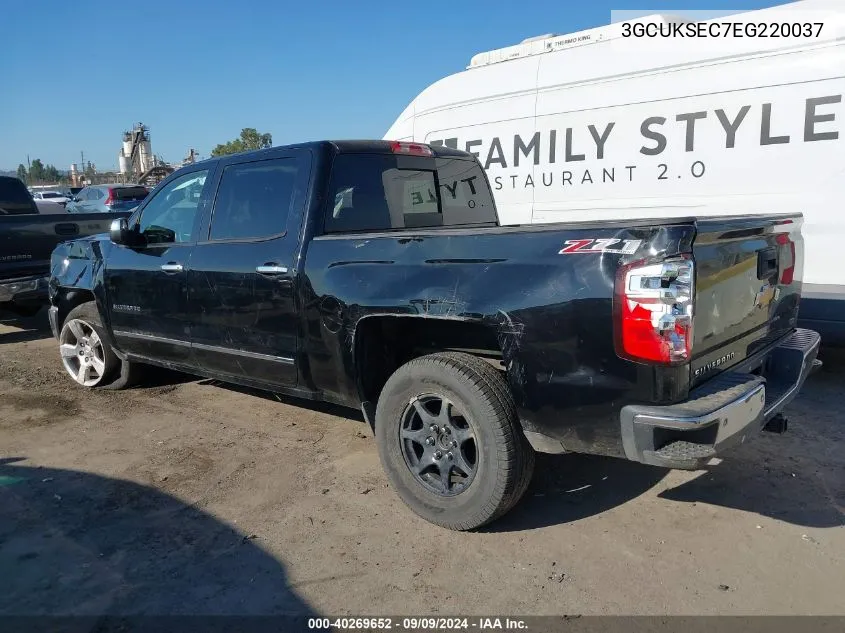 2014 Chevrolet Silverado 1500 2Lz VIN: 3GCUKSEC7EG220037 Lot: 40269652