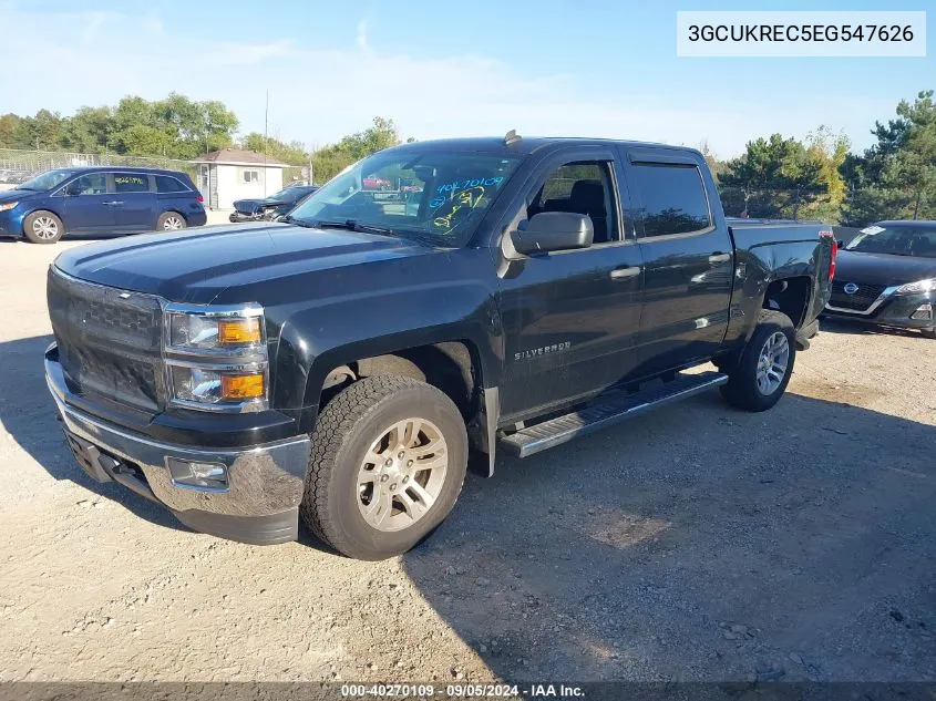 2014 Chevrolet Silverado 1500 1Lt VIN: 3GCUKREC5EG547626 Lot: 40270109