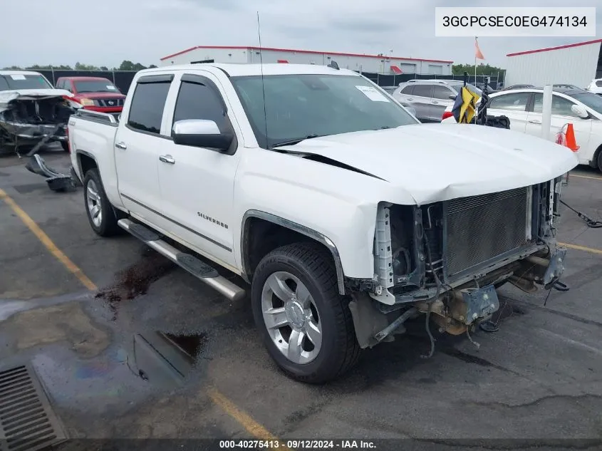 2014 Chevrolet Silverado 1500 2Lz VIN: 3GCPCSEC0EG474134 Lot: 40275413