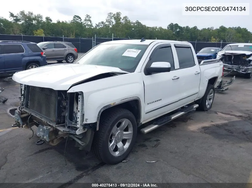 2014 Chevrolet Silverado 1500 2Lz VIN: 3GCPCSEC0EG474134 Lot: 40275413