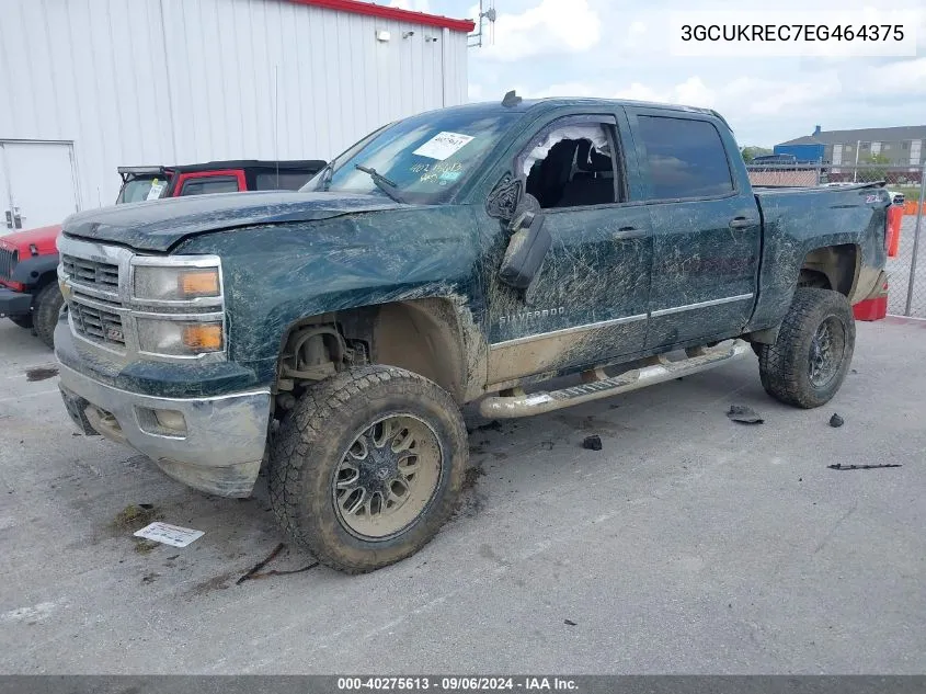 2014 Chevrolet Silverado 1500 2Lt VIN: 3GCUKREC7EG464375 Lot: 40275613