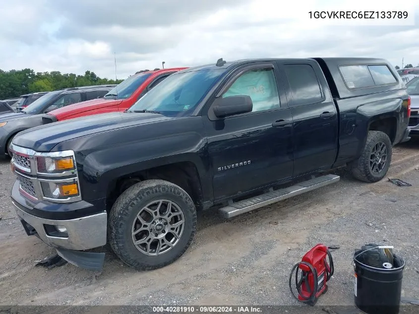 2014 Chevrolet Silverado 1500 1Lt/2Lt VIN: 1GCVKREC6EZ133789 Lot: 40281910