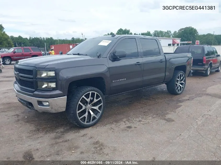 2014 Chevrolet Silverado 1500 2Lt VIN: 3GCPCREC5EG441381 Lot: 40291085