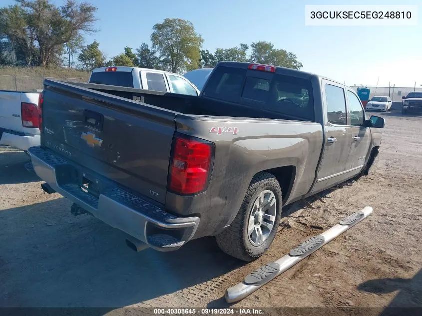 2014 Chevrolet Silverado 1500 1Lz VIN: 3GCUKSEC5EG248810 Lot: 40308645