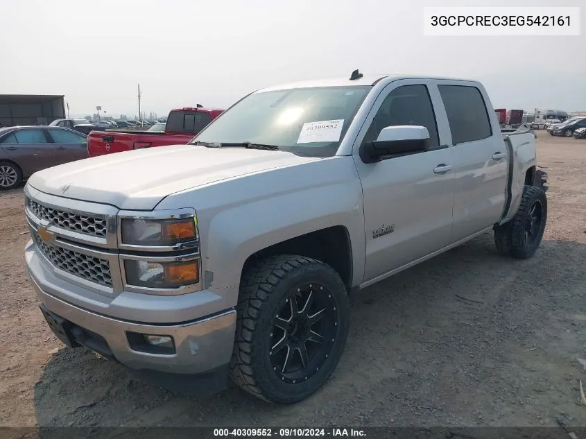 2014 Chevrolet Silverado C1500 Lt VIN: 3GCPCREC3EG542161 Lot: 40309552