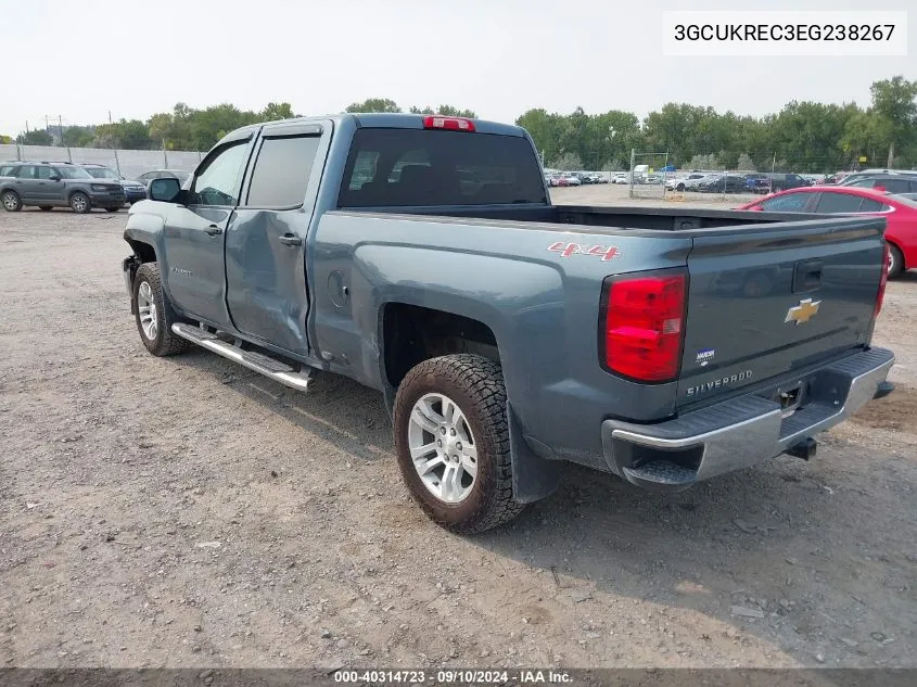 3GCUKREC3EG238267 2014 Chevrolet Silverado 1500 K1500 Lt