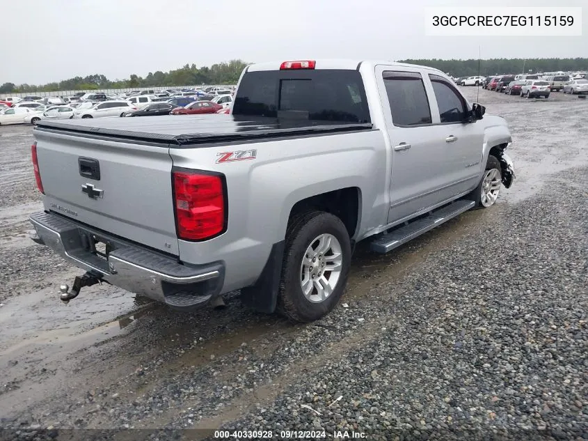 2014 Chevrolet Silverado C1500 Lt VIN: 3GCPCREC7EG115159 Lot: 40330928