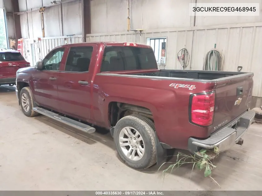 2014 Chevrolet Silverado 1500 1Lt VIN: 3GCUKREC9EG468945 Lot: 40335630