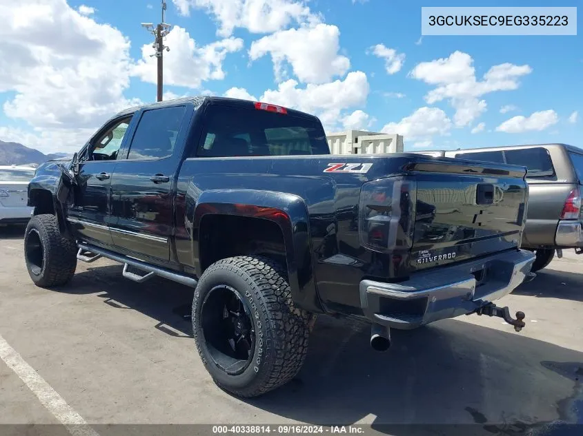 2014 Chevrolet Silverado 1500 2Lz VIN: 3GCUKSEC9EG335223 Lot: 40338814