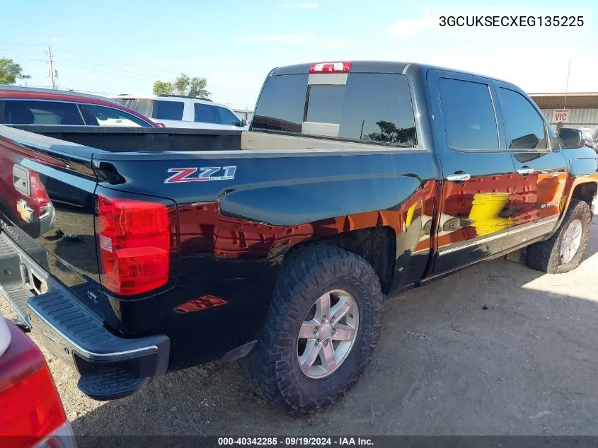 2014 Chevrolet Silverado 1500 2Lz VIN: 3GCUKSECXEG135225 Lot: 40342285