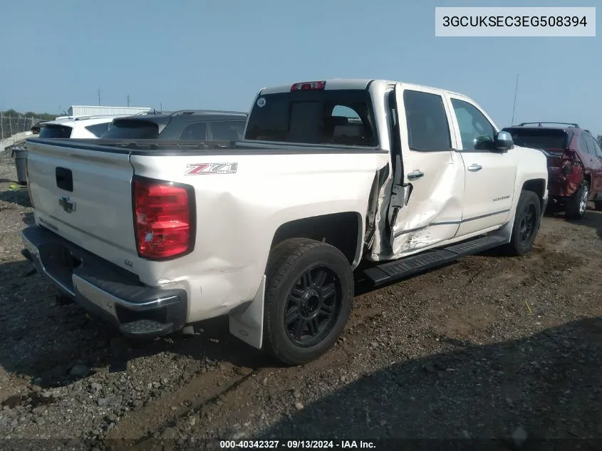 2014 Chevrolet Silverado 1500 2Lz VIN: 3GCUKSEC3EG508394 Lot: 40342327