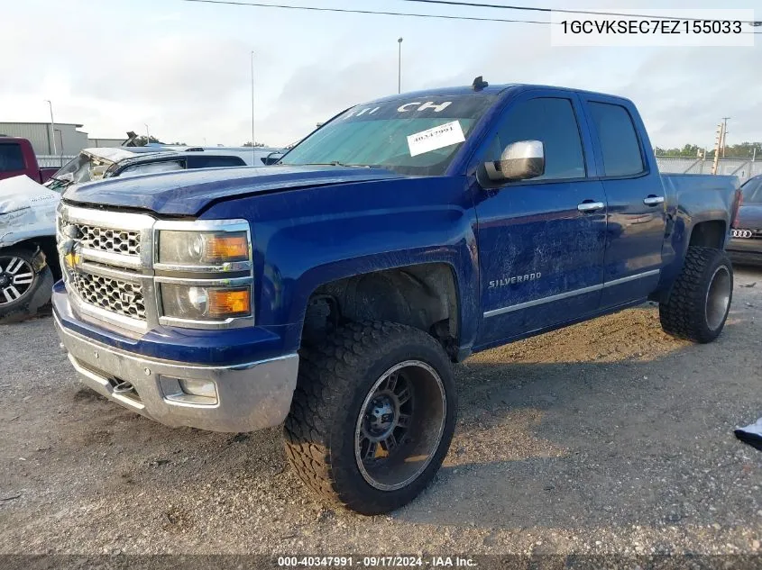 1GCVKSEC7EZ155033 2014 Chevrolet Silverado K1500 Ltz