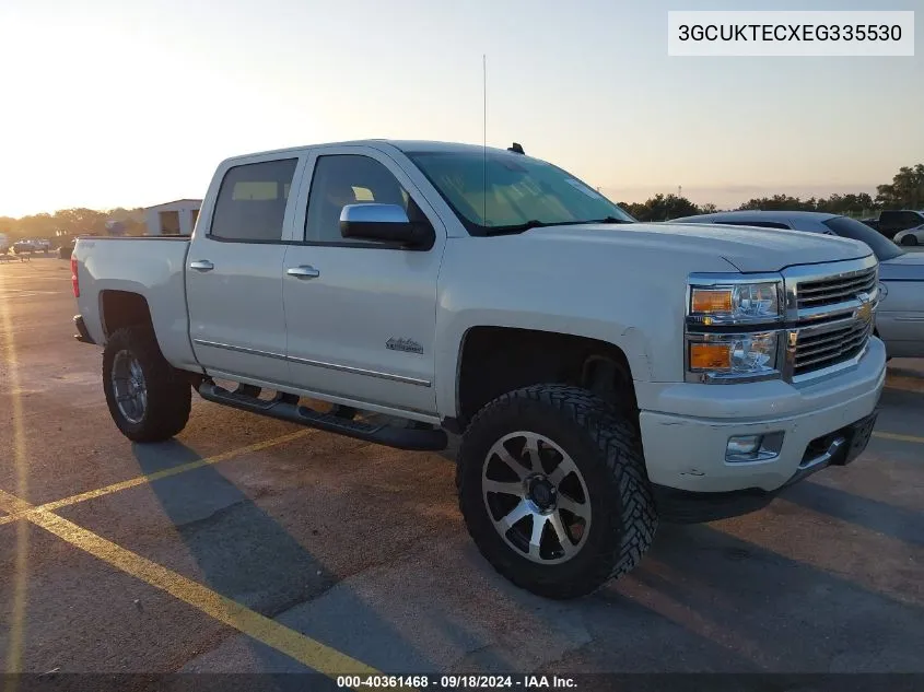 2014 Chevrolet Silverado 1500 High Country VIN: 3GCUKTECXEG335530 Lot: 40361468