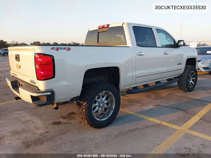 2014 Chevrolet Silverado 1500 High Country VIN: 3GCUKTECXEG335530 Lot: 40361468