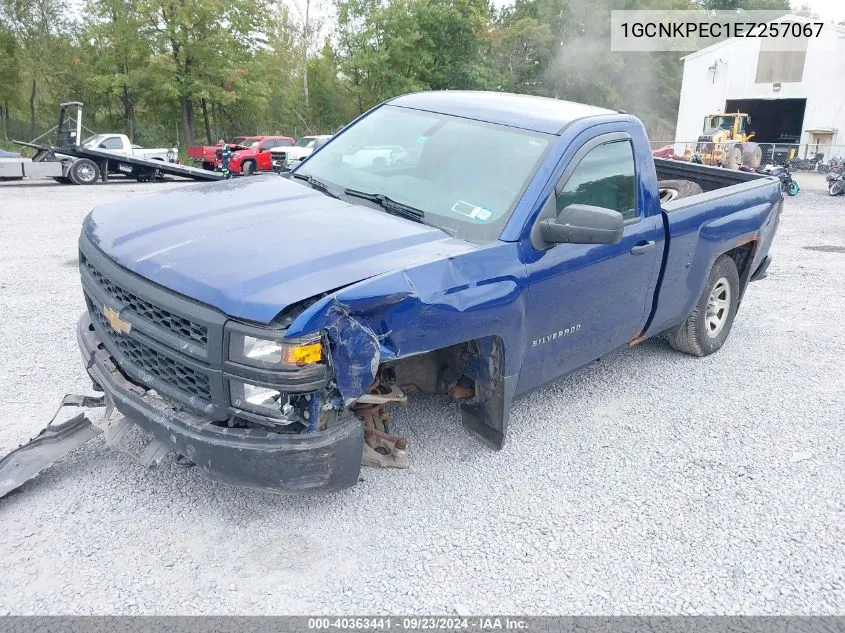 2014 Chevrolet Silverado 1500 Work Truck 1Wt VIN: 1GCNKPEC1EZ257067 Lot: 40363441