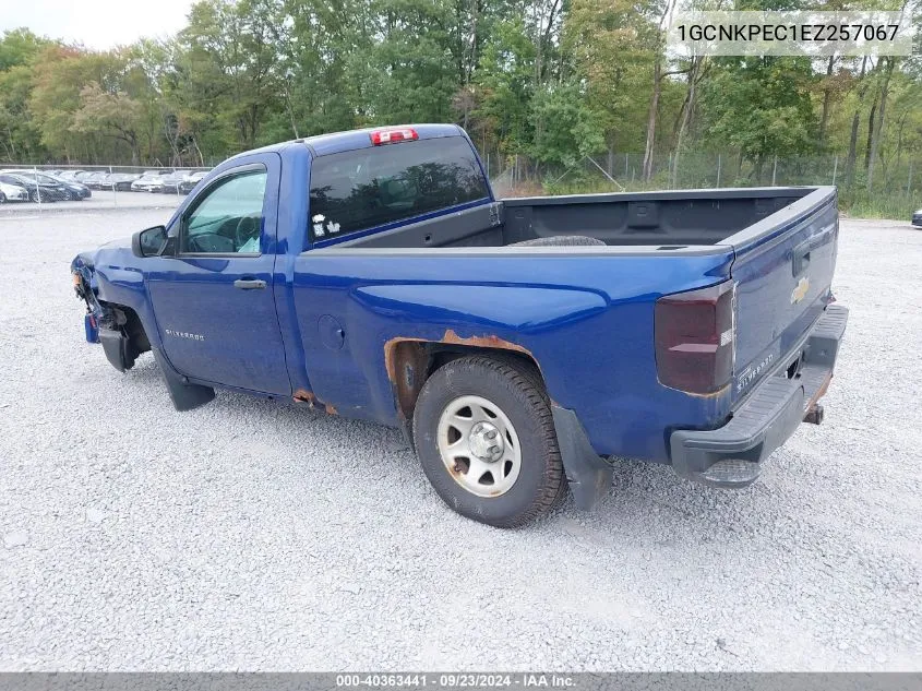 2014 Chevrolet Silverado 1500 Work Truck 1Wt VIN: 1GCNKPEC1EZ257067 Lot: 40363441