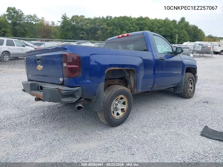 2014 Chevrolet Silverado 1500 Work Truck 1Wt VIN: 1GCNKPEC1EZ257067 Lot: 40363441