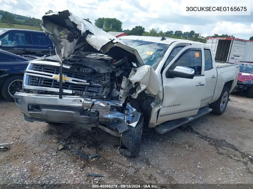 2014 Chevrolet Silverado 1500 2Lz VIN: 3GCUKSEC4EG165675 Lot: 40366279