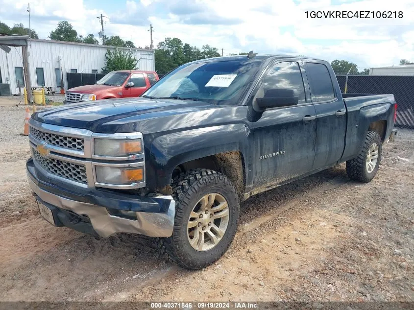 2014 Chevrolet Silverado 1500 1Lt VIN: 1GCVKREC4EZ106218 Lot: 40371846