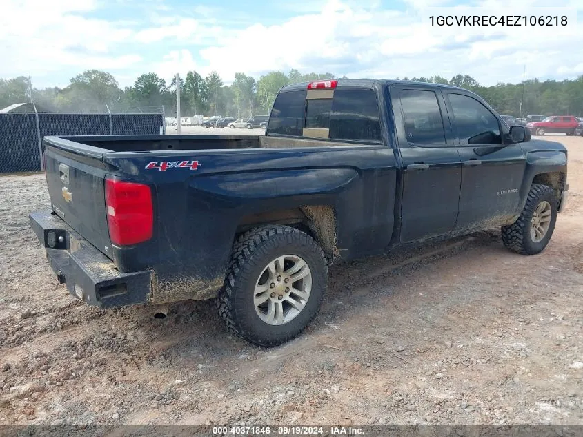 1GCVKREC4EZ106218 2014 Chevrolet Silverado 1500 1Lt