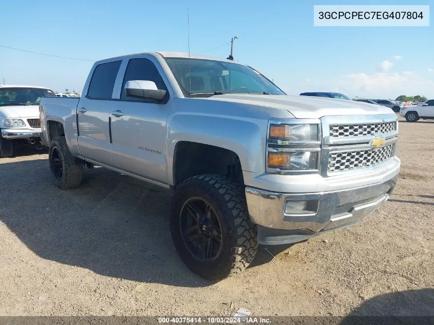 2014 Chevrolet Silverado 1500 Work Truck 2Wt VIN: 3GCPCPEC7EG407804 Lot: 40375414