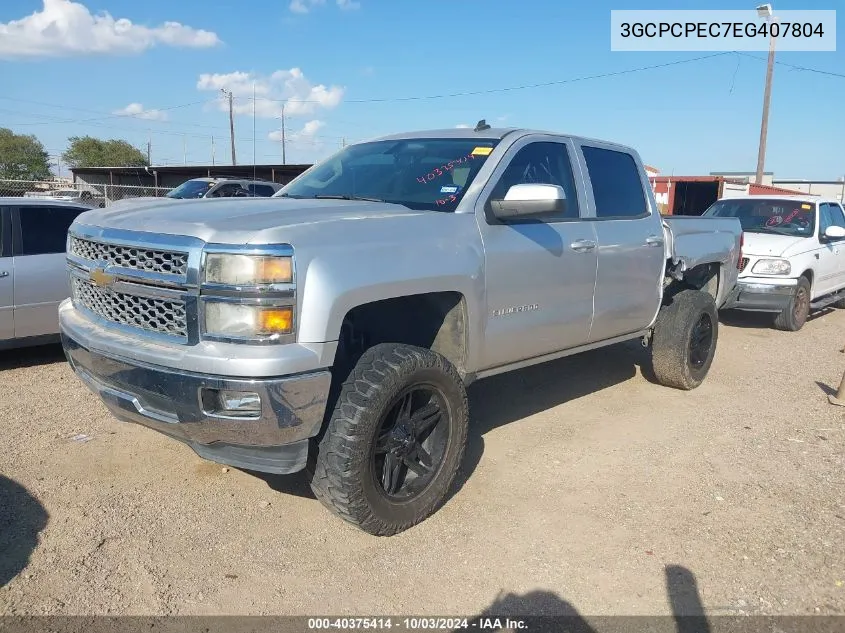 2014 Chevrolet Silverado 1500 Work Truck 2Wt VIN: 3GCPCPEC7EG407804 Lot: 40375414